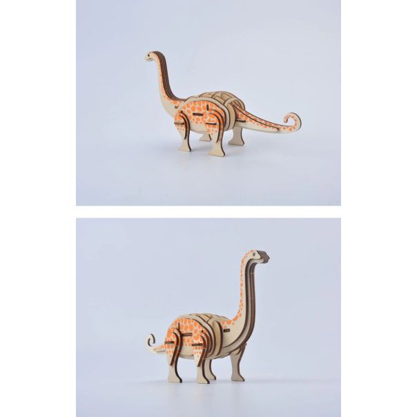 3d drvena slagalica -  Brontosaurus - 47