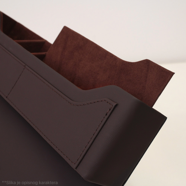 Organizer za auto sediste L velicina tamno braon - 212774