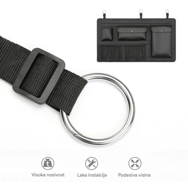 Organizer za auto sediste tip 1 crni - 213734