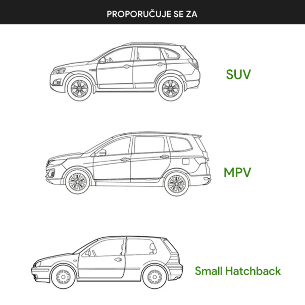 Organizer za auto sediste tip 3 crni - 213973