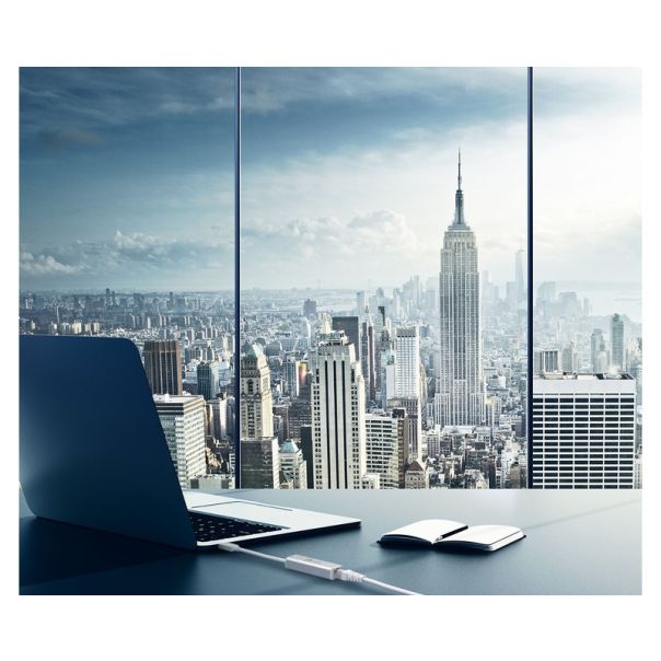 FAST ASIA Adapter USB 3.0 na Gigabit ethernet, siva - OST05604