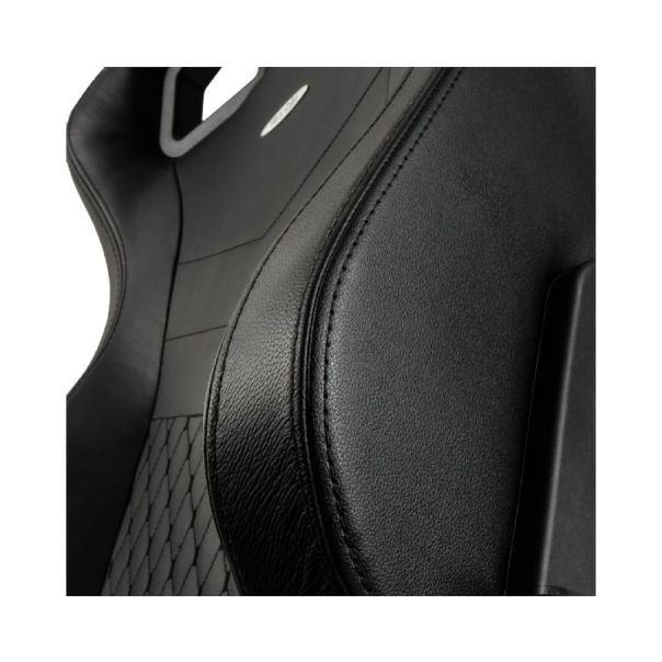 NOBLECHAIRS Gejmerska stolica Epic Real Leather, crna - OST07719