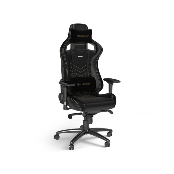 NOBLECHAIRS Gejmerska stolica Epic, crna/zlatna - OST07776