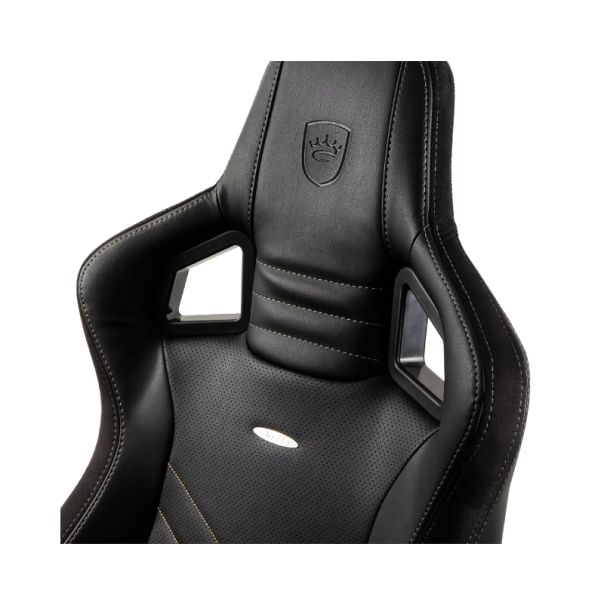 NOBLECHAIRS Gejmerska stolica Epic, crna/zlatna - OST07776