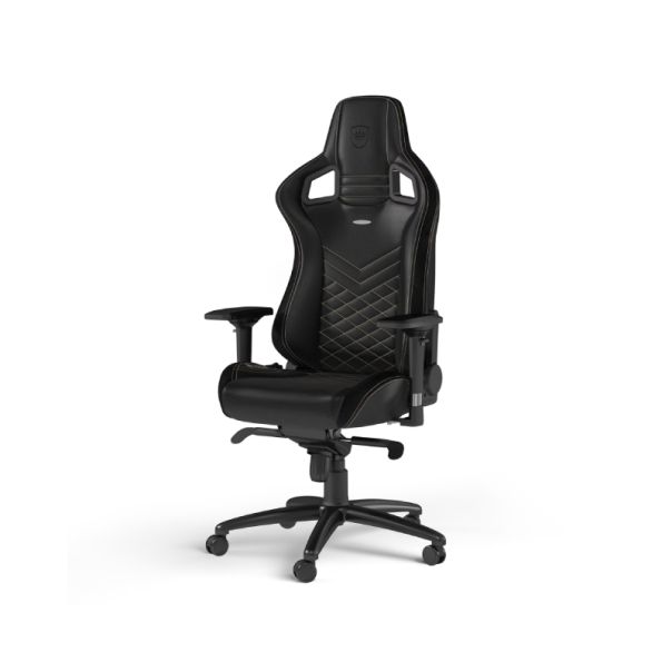 NOBLECHAIRS Gejmerska stolica Epic, crna/zlatna - OST07776