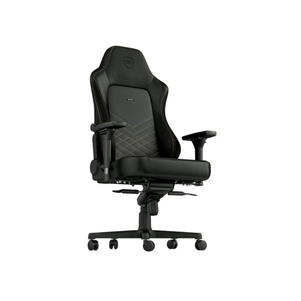 NOBLECHAIRS Gejmerska stolica Hero, crna/zlatna - OST07780