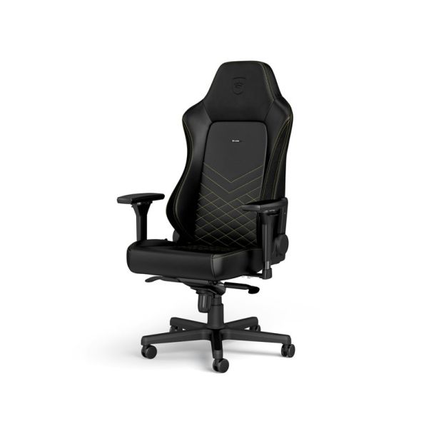 NOBLECHAIRS Gejmerska stolica Hero, crna/zlatna - OST07780
