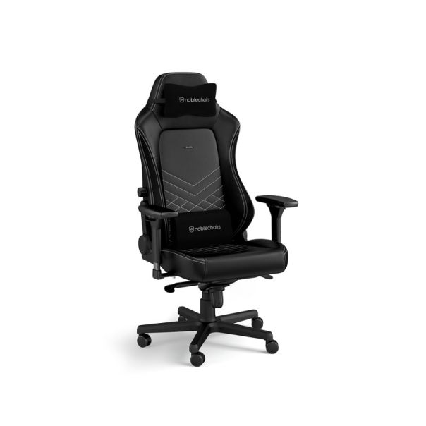 NOBLECHAIRS Gejmerska stolica Hero, crna/bela - OST07781
