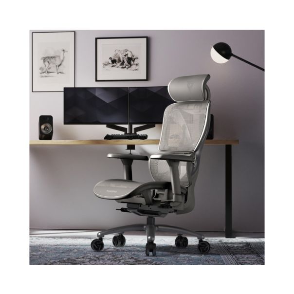 THUNDERX3 Gejmerska stolica XTC-Mesh, siva - OST07786