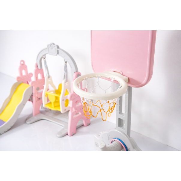 WINNER BIKE TOBOGAN + LJULJA 161x155x103cm PINK - OUT0025