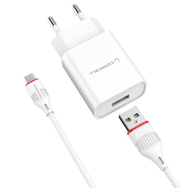 COMICELL Punjač Superior CO-DC21 2.1A Micro USB, bela - P1005