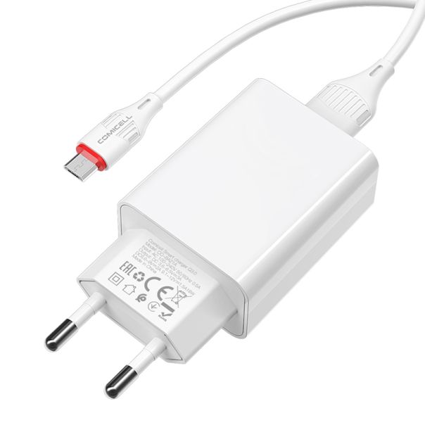 COMICELL Punjač Superior CO-BA21A Fast QC3.0 18W 3A Micro USB, bela - P1011