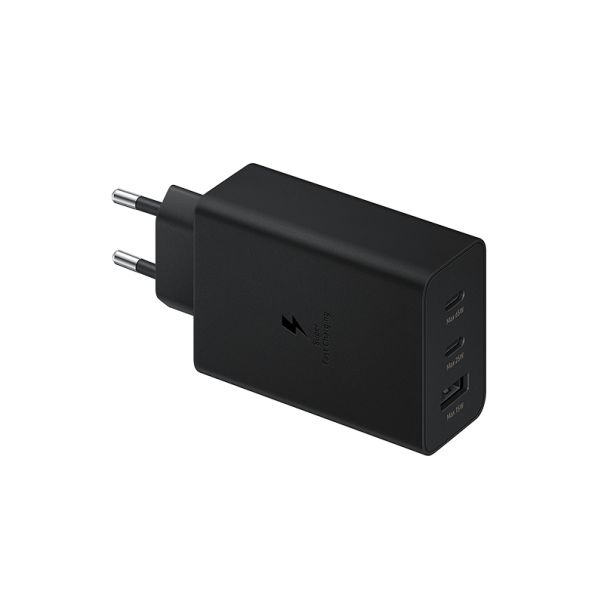 SAMSUNG Kućni punjač 65W 2xUSB + Type C EP-T6530-NBE, crna - P1064