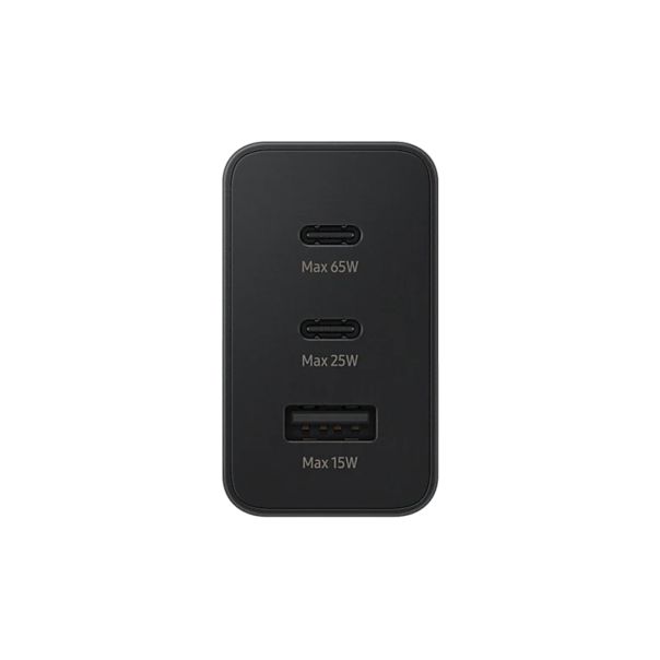 SAMSUNG Kućni punjač 65W 2xUSB + Type C EP-T6530-NBE, crna - P1064