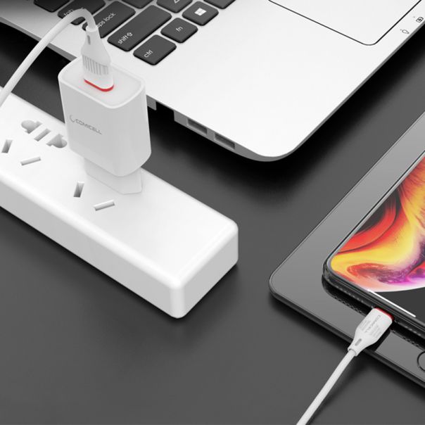 COMICELL Punjač Superior CO-DC21 2.1A Lightning, bela - P1067