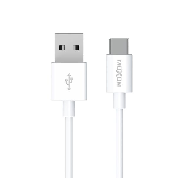 MOXOM Punjač MX-HC130 2.4A 2xUSB Type C, bela - P1106