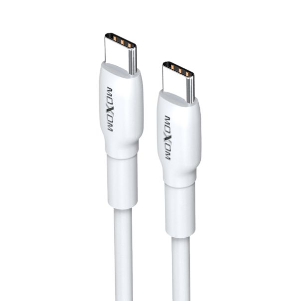 MOXOM Punjač MX-HC134 20W Type C na Type C, bela - P1110