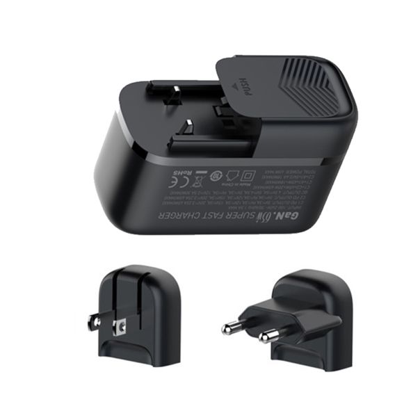 LDNIO Kućni punjač Q366 65W GaN Type-C na Type-C, crna - P1138