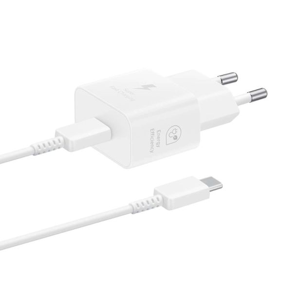 SAMSUNG Super Fast Kućni punjač EP-T2510X-WEGEU, PD 25W Type C, bela - P1149
