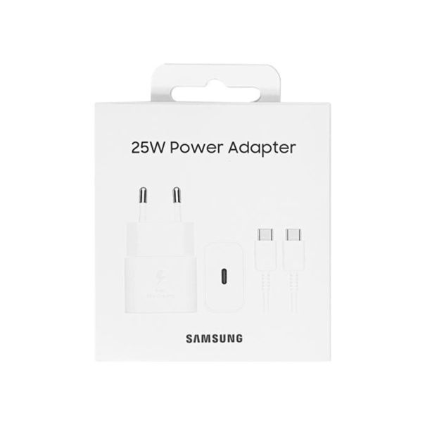 SAMSUNG Super Fast Kućni punjač EP-T2510X-WEGEU, PD 25W Type C, bela - P1149