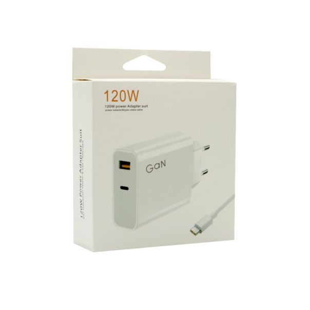 Punjač kućni Super Fast za Honor 120W 6A Type C na Type C, bela - P1161