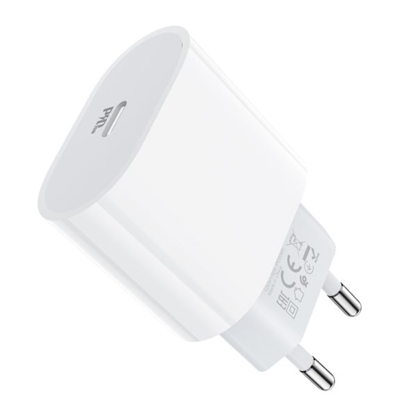 COMICELL Superior Kućište punjača CO-DC55 Fast PD Type C 20W 3A, bela - P1202