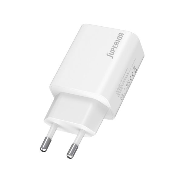 SUPERIOR Kućište punjača SU-P103 Super Fast PD 25W 3A Type C, bela - P1247
