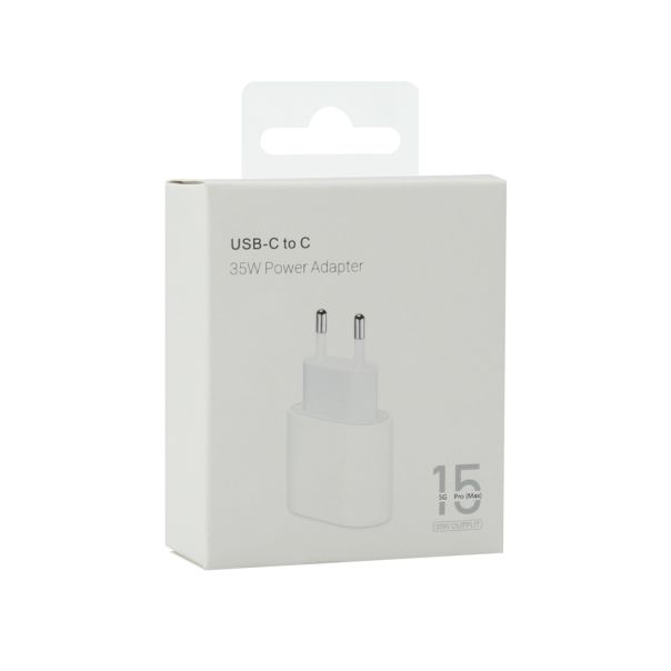 Punjač za Iphone 15/16 PD Fast charger 35W Type C, bela - P1266