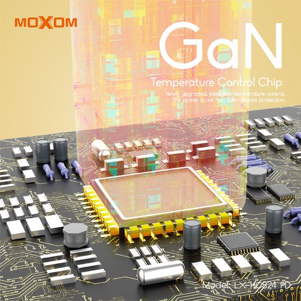 Kućni punjač MOXOM LX-HC824 60W PD Type C na Type C crni - EP2941362