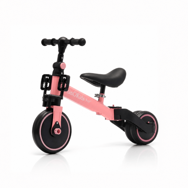 EUROBAJK tricikl i balans bicikl 2 u 1 model 8 pink - EP3203263