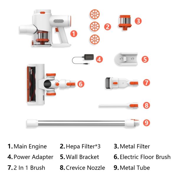 XPLORER Bežični štapni usisivač Redkey P8 - 7421-1