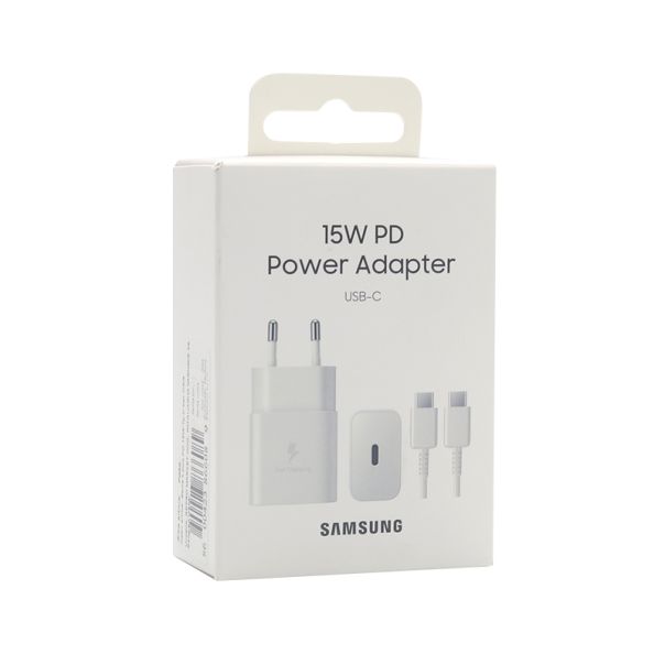 SAMSUNG Punjač PD 15W + Type C kabl EP-T1510-XWE, bela - P988