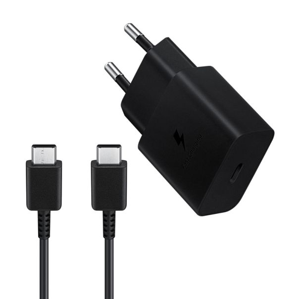 SAMSUNG Punjač PD 15W + Type C kabl, crna EP-T1510-XBE - P989
