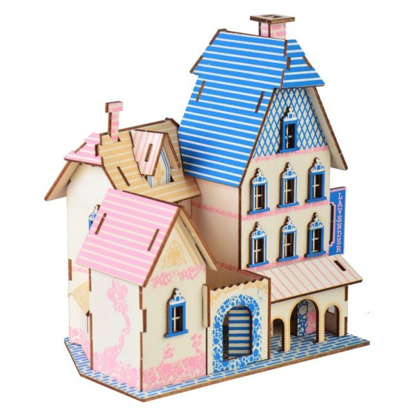 3d drvena slagalica - Vila PACA - 40