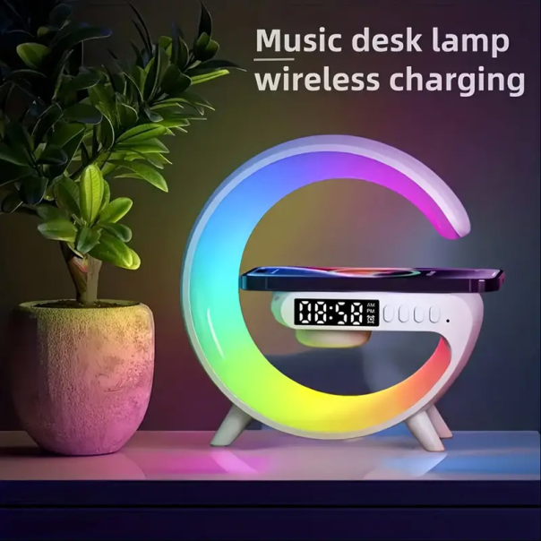 Pametna G lampa 3u1 sa magsafe punjačem i zvučnikom - 614258