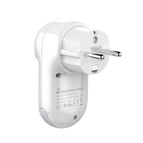 Pametna kućna utičnica LDNIO SEW1058 nocna LED lampa bela - 209776