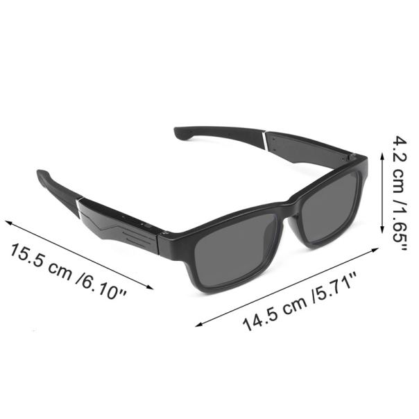 Pametne Naočare TWS zatamljene EL1 crne - 206587