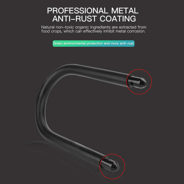 Pametni katanac na otisak prsta (10 fingerprints) crni - 613273