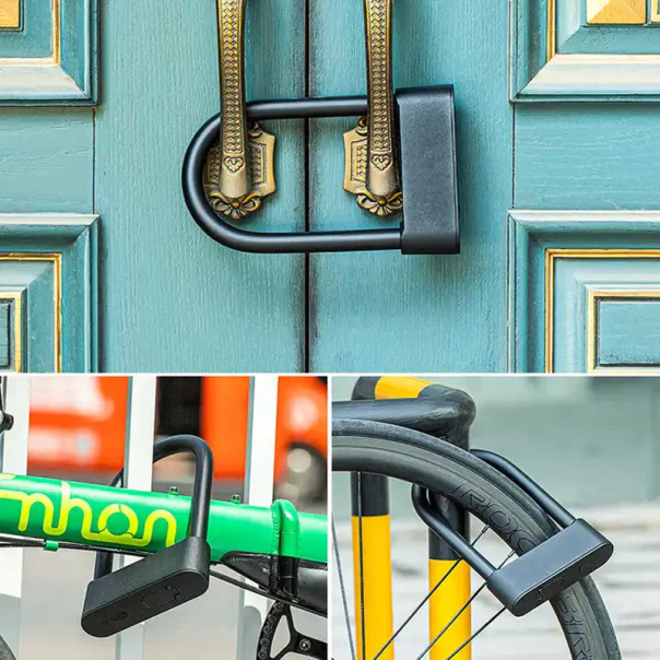 Pametni katanac na otisak prsta (10 fingerprints) crni - 613273