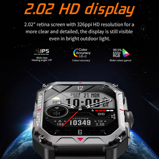Pametni sat M-H22 crni - 601608