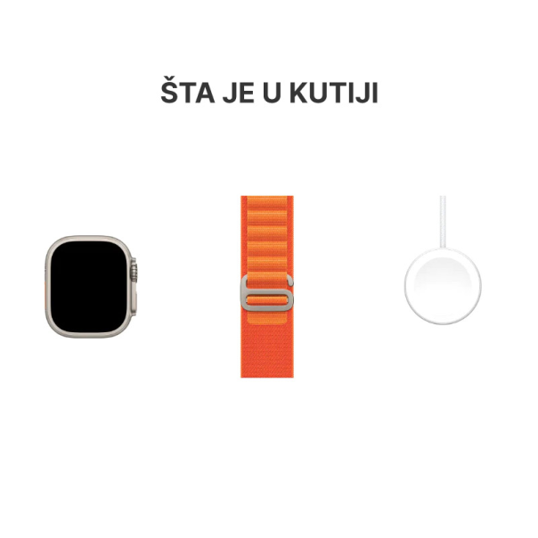 Pametni sat W-N8 Ultra Plus Orange Alpine Loop - 600180