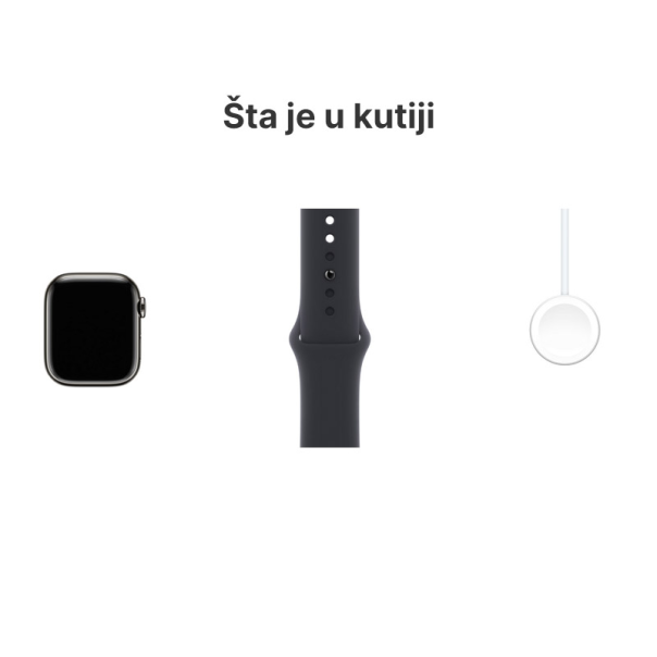 Pametni sat W-WATCH 8 Stainless Steel crni - 600181