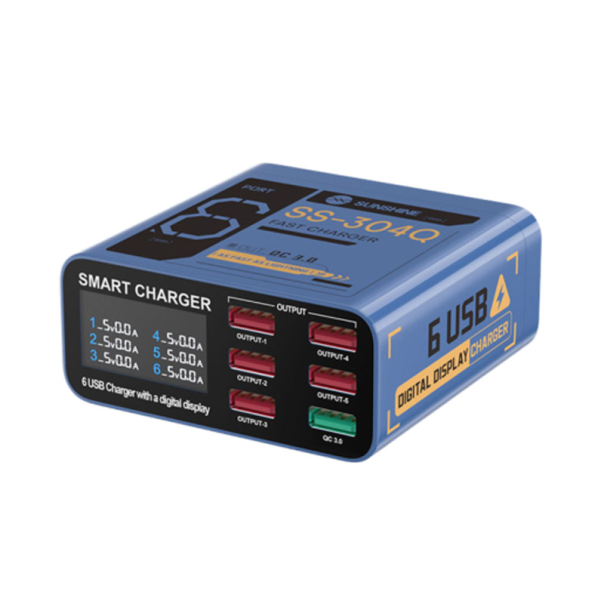 Pametni USB punjač sa 6 porta SUNSHINE SS-304Q - 617851