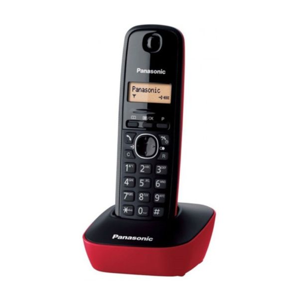 PANASONIC Bežični telefon DECT KX-TG1611FXR, crvena - 0161154