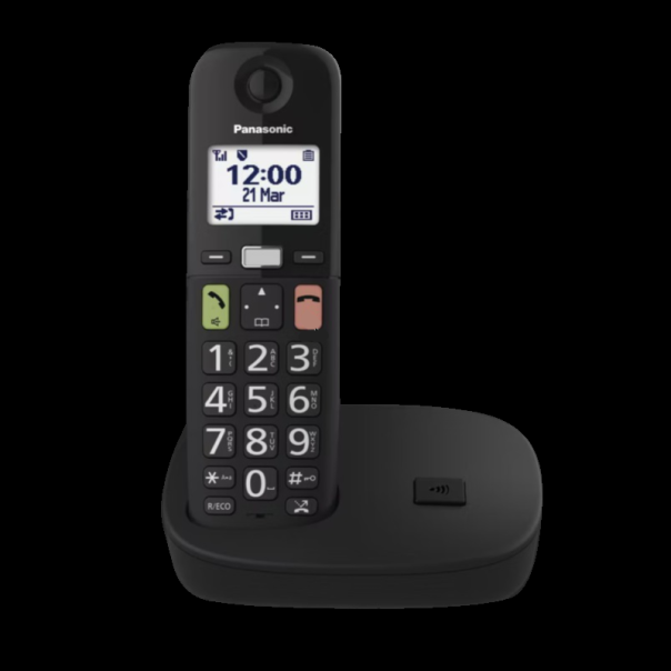 PANASONIC Bežični telefon KX-TGU110FXB, crna - 19924-1