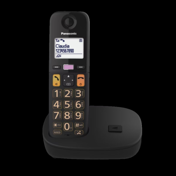 PANASONIC Bežični telefon KX-TGU110FXB, crna - 19924-1