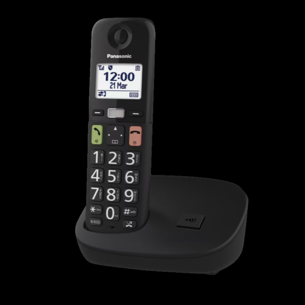 PANASONIC Bežični telefon KX-TGU110FXB, crna - 19924-1
