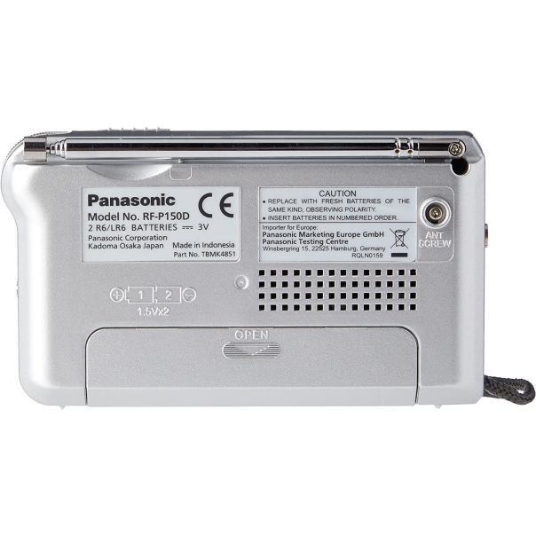 PANASONIC Tranzistor RF-P150DEG-S, siva - 15553