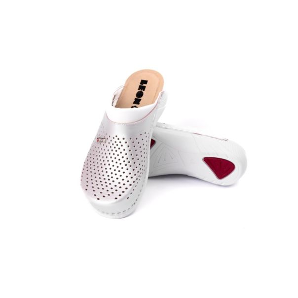 LEON Ženska papuča Pnadora III- perla - 3400-PE