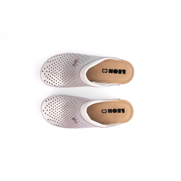 LEON Ženska papuča Pnadora III- perla - 3400-PE
